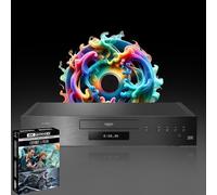 MULTIREGION Blu-ray Player Compatible with Panasonic DP-UB9000 MultiRegion for DVD Blu-ray Region B - DVD Regions 1-8 - Bundle Including JW 2 Movie Collection 4K UHD Disc