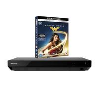 MULTIREGION Blu-ray Player Compatible with Sony UBP-X700K Blu-ray Region A, B & C - DVD Regions 1-8 - Bundle Including Wonder Woman 4K UHD Disc