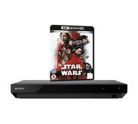 MULTIREGION Blu-ray Player Compatible with Sony UBP-X700K Blu-ray Region A, B & C - DVD Regions 1-8 - Bundle Including Star Wars The Last Jedi 4K UHD Disc
