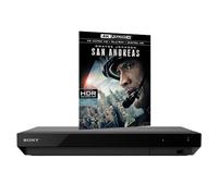 MULTIREGION Blu-ray Player Compatible with Sony UBP-X700K Blu-ray Region A, B & C - DVD Regions 1-8 - Bundle Including San Andreas 4K UHD Disc