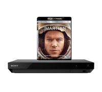MULTIREGION Blu-ray Player Compatible with Sony UBP-X700K Blu-ray Region A, B & C - DVD Regions 1-8 - Bundle Including The Martian 4K UHD Disc
