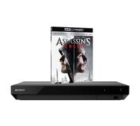 MULTIREGION Blu-ray Player Compatible with Sony UBP-X700K Blu-ray Region A, B & C - DVD Regions 1-8 - Bundle Including Assassins Creed 4K UHD Disc