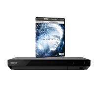MULTIREGION Blu-ray Player Compatible with Sony UBP-X700K for DVD Blu-ray Region B - DVD Regions 1-8 - Bundle Including Prometheus 4K UHD Disc
