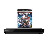 MULTIREGION Blu-ray Player Compatible with Sony UBP-X700K for DVD Blu-ray Region B - DVD Regions 1-8 - Bundle Including Ghostbusters 4K UHD Disc
