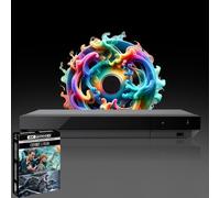 MULTIREGION Blu-ray Player Compatible with Sony UBP-X700K MultiRegion Blu-ray Region A, B & C - DVD Regions 1-8 - Bundle Including JW 2 Movie Collection 4K UHD Disc