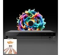 MULTIREGION Blu-ray Player Compatible with Sony UBP-X700K MultiRegion Blu-ray Region A, B & C - DVD Regions 1-8 - Bundle Including A Clo. 0ra. 4K UHD Disc