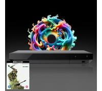 MULTIREGION Blu-ray Player Compatible with Sony UBP-X700K MultiRegion for DVD Blu-ray Region B - DVD Regions 1-8 - Bundle Including GhoBus 4K UHD Disc