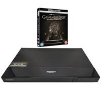 MultiRegionMagic Blu-ray Player Compatible with Sony UBP-X700/K Multi-Region, Blu-ray A, B & C and DVD 0-8, 4K Ultra HD - Dolby Vision - With Game Of Thrones Season 1 UHD 4K Disc.