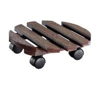 Multiroller Country Rosewood Round Universal Transport Plants Moving 100kg New