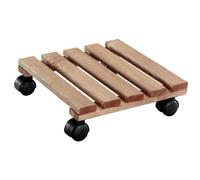 Multiroller Tuscany Square 30 x 30 cm 4 Double Wheels 100kg Plant Transport New