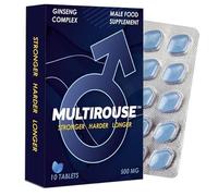 MULTIROUSE 500mg | Stronger | Longer | Harder | Performance | Extra Strength Enhancing Pills, Stamina Endurance Booster Supplement Pills for Men | 10 Ginseng Tablets