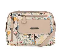 MultiSac Women's Zippy Triple Compartment Crossbody Bag Cross Body, Catalina Floral, One Size