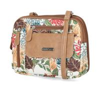 MultiSac Women's Zippy Triple Compartment Crossbody Bag Cross Body, Elegance Floral