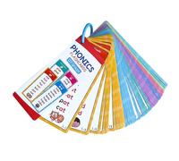 Multisensory Phonics Flashcards Set for Children Practical Spelling Rules Learning Set Study Aid to Beginner Study Cards