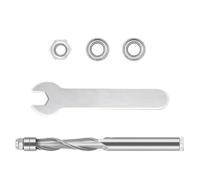 MultiSize Woodworking Router Bit Set Double Bearing Design for Flawlessly Trimming On Solid Wood Composite Materials Double Bearing Flush Trim Router Bit Set