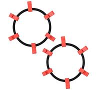 Multisland 1 Pair Tire Chain Rubber Tensioners Fit 18x8.5x8,20x8x8, 20x10x8 | Fit for Riding Lawn Tractor, Zero-Turn Riding Mower Tire Chains