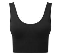 Multisport Ribbed Seamless 3D Bra TriDri Black XL