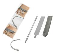 MultiSurfaces Extendable Dusters Telescopic Aluminum Rod Washable Fibers All Purpose Cleaner Flexible Crevice Duster