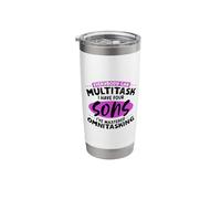 Multitasking Moms - Four sons Stainless Steel Insulated Tumbler