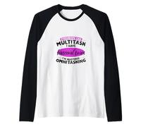 Multitasking Moms - fraternal Twins Raglan Baseball Tee