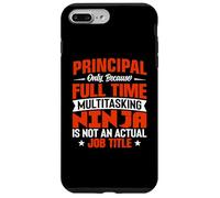 Multitasking Ninja Funny Principal Job Title Case for iPhone 7 Plus/8 Plus