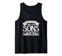 Multitasking Parents - four sons Tank Top