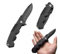 Multitool Camping Accessories - Folding Survival Multitool Cutter with Ergonomic Handle & Pocket Clip, Outdoor Multi Tool for Hiking, BBQ, Emergency - Great Gift for Men & Dads