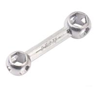 Multitool Hex Wrench, 10-in-1 Set, Alloy Hand Tool, Safety Can Opener, Compact Portable Design for Home DIY Repair