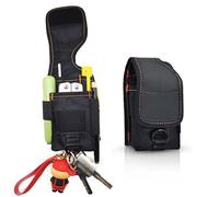 Multitool Holster Sheath with Belt Clip, Small Multi-Pocket EDC Pouch Compatible with Leatherman Wave+ & Signal, Utility Tactical Holder for Camping Hiking, Organizer for Men