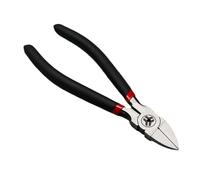 Multitool Plastic Nippers Diagonal Pliers Carbon Steel Precision Sharp Cutter Wire Cutting Nipper Professional Snip Shear Non Slip Grip(C)