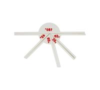 Multiunction Protractor Angles Measuring Ruler with Marking Math Teaching Aid for Engineering Drafting Technical Drawing Angle Measurer