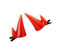 Multiuse Devil Horn Hair Clip Resin Strong Hold Side Clip For Halloween Costume Event And Masquerades Photography Devil Horn Headpiece