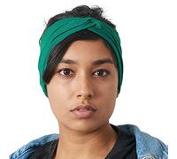 Multiuse Headband Hair Wrap for Women & Men, Casual Headwear & Wide Gym Wrap Headband Green