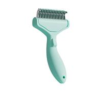 Multiuse Pet Grooming Brush For Various Coat Type Rustproof Stainless Steel Teeth Comfortable Handle Deshedding Comb Pet Hair Detangler Brush