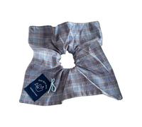 Multiuse Plaids Hair Scrunchie Elastic Hair Tie For Campus Office And Dating Night Outfit All Matching Hairstyling Tool