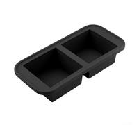 Multiuse Silicone Food Tray with Tight-Closing Lid for Soups Sauces Leftovers and Batch Cooking Safe in Fridge Freezer and Oven (B)