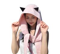 Multiuse Sun Hat Bag with Devil Ear Design Lightweight and Breathable Sun Protective Bucket for Outdoor Activity Fashion Bag Hat