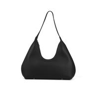 MultiValue Leather Tote Bag, Fashion Woman Shoulder Bag with Zipper Large Capacity Ladies Handbags Hobo Bag for Shopping Dating Commuting (Black)