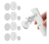MultiValue Magnetic Remote Control Holders, 4Pcs Concise Magnetic Control Holder Non-Punching Magnetic TV Remote Control Holder for Living Room Bedroom Office Storage (White)