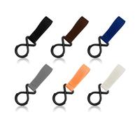 MultiValue Pushchair Hooks, 6 Pieces, Polyester Strong Viscosity Carabiner, Universal Double Hook, Multifunctional Hook for Bags, Pushchair, Wheelchair