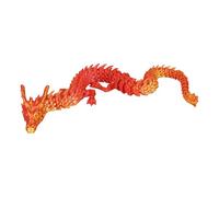 MultiValue Silk-Gold 3D Dragon Aquarium Decor, Flexible Creative Fish Tank Ornament Non-Toxic Fish Hideaway for Aquarium and Home Desktop Ornament (Gold)