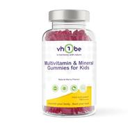 Multivitamin and Mineral for Children - 150 Berry Flavour Gummies | Nutrition with Probiotics, Vitamin D, Calcium | Vegan-Friendly Daily Supplement by vh1be
