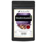Multivitamin Fruit Tea Loose Leaf (250g) - Premium Fruit and Herbal Infusion with Hibiscus, Apple and Berries, Smooth Refreshing Character, Deep Red Cup, Resealable Pouch | Your ExcellenTEA