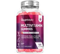 Multivitamin Gummies for Women & Men - 13 Ingredients - 120 Gummies - 2 Months Supply - Natural Strawberry Flavour - Vitamins & Minerals Like Vit C, D3, B6, B7, B12 & Zinc - Vitamin Gummies for Adults