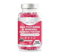 Multivitamin & Mineral Gummies for Kids with 12 Essential Vitamins, Immune Support, Energy & Brain Health, Vegan, Gluten-Free, Non-GMO, Natural Berry Flavour, 150 Chewables Gummies