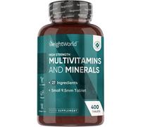Multivitamin Tablets Men Women 400Tablets 27 Multivitamins Minerals Iron Zinc