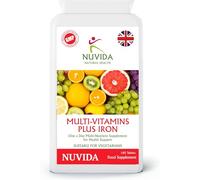 Multivitamin Tablets with Iron for Men & Women, One A Day, 180 Tablets | Quality UK Manufactured Supplement • Designed to Support Everyday Health and Wellbeing