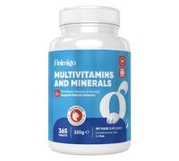 Multivitamins and Minerals for Cats - 365 Chicken-Flavoured Tablets - With 18 Vitamins & Minerals - Supports Natural Immunity - Easy to Crush Tablets - Suitable for Cats of All Breeds