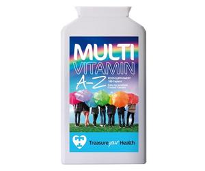 MultiVitamins and Minerals for Men and Women Over-50s A-Zinc 100% NRV 1-a-Day Easy-to-Swallow Coated Tablets Providing 24 Essential Nutrients - 180 Tablets (6 Months)