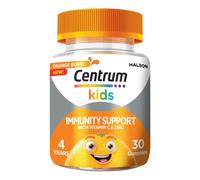 Multivitamins for Kids Immunity Support, 30 Chewable Multigummies, including Vitamins A, C, D, and Orange Fruit Flavour (Packaging may vary)